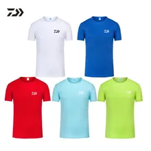 DAWA 2018 Fishing Clothes Summer time Brief Sleeve Deep Sea Sunscreen Breathable Garments Anti-UV Ultrathin Fishing Shirt
