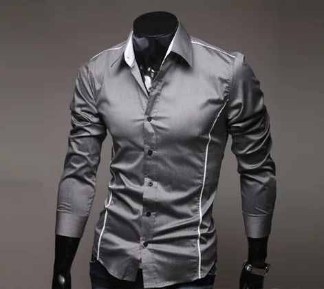 camisa entallada hombre