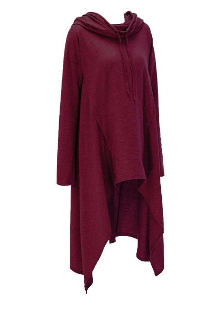 Осень зима Европейский Американский Чистый длинный стиль Женская толстовка женские свитшоты B женские пуловеры с капюшоном Топ - Цвет: XAM65J