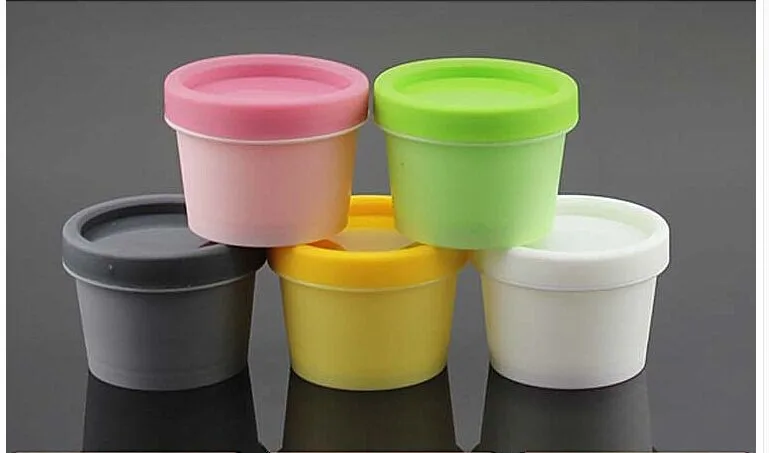 

40pcs/lot ,Cosmetic container Capacity 200g 200ml cylinder mask PP bottle, facial mask cream jars containers LUSH split charging