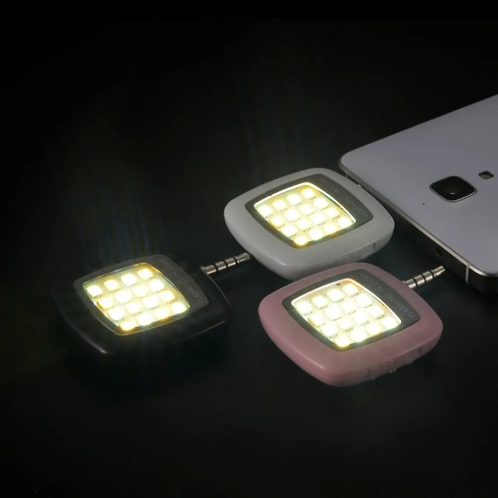 Универсальный селфи-кольцо LED вспышки света портативный мобильный телефон светодио дный 36 LED S селфи лампа световой кольцо клип для iPhone x 7 6 Plus samsung