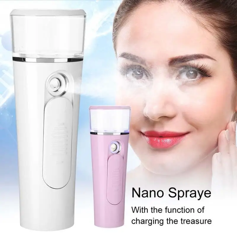 2 Colors Portable 26ml Nano Facial Mist Spray Steamer Portable Face