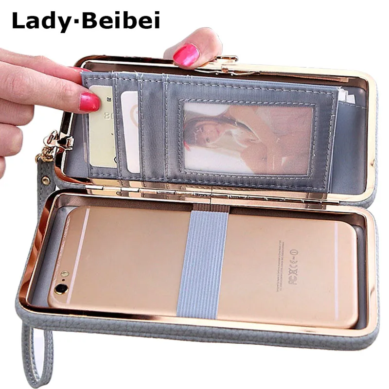 Женский кошелек Beibei с отделением для карт мобильного телефона|purse wallet female|wallet