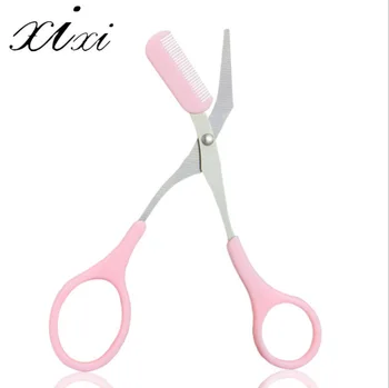 

Makeup Scissors Eyebrow Cutting Scissor Comb Eye Brow Shaver Knife Eyebrow Trimmer Eyelash Thinning Shears Comb Eyelash Scissors