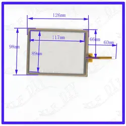ZhiYuSun KDT-5723 5,6 дюймов TOUCH Экран панели 126 мм * 98 мм для gps или коммерческого использования после 126*98