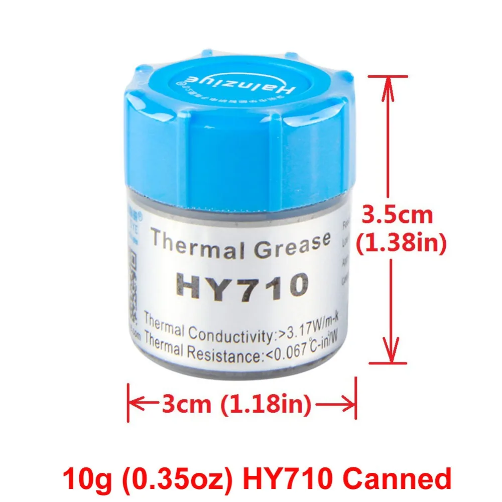 Термопаста Halnziye HY710 CN10 10g теплоотводящий состав Интерфейсный материал для