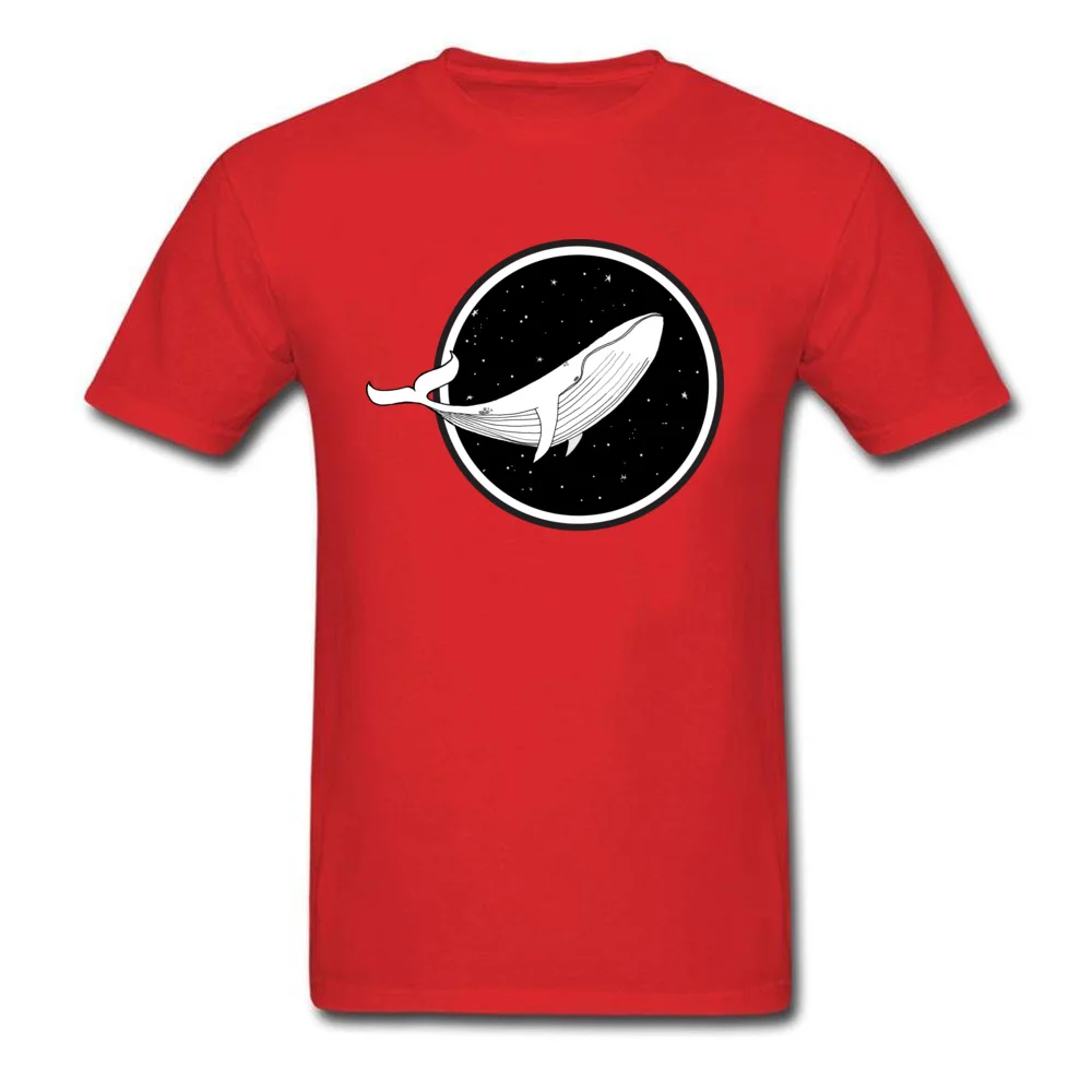Printed T-Shirt 2018 Round Collar Space Aquarium 100% Cotton Men Tops Shirt Gift Short Sleeve Sweatshirts Top Quality Space Aquarium red