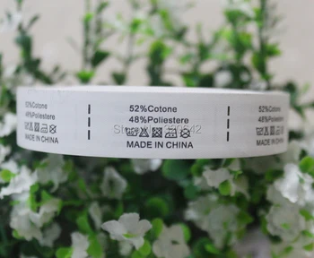 

custom/customized non-woven INGREDIENT LABEL component/origin care labels for clothing, free shipping OEM printed wash labels