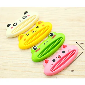 

3pc animal cute toothpaste squeezer multifunctional squeezer toothpaste plastic cream tube squeezing dispenser organizer