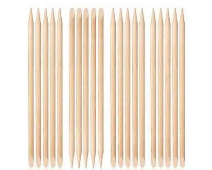 

20pcs Nail Art Orange Sticks Wood Cuticle Pusher Cuticle Remover for Manicures Nail Tools