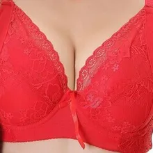 Полный кружевной бюстгальтер с пуш-ап полной чашкой C D E F большой грудью 36-48 женский бюстгальтер без косточек Нижнее белье женские тонкие хлопковые бюстгальтеры C3203