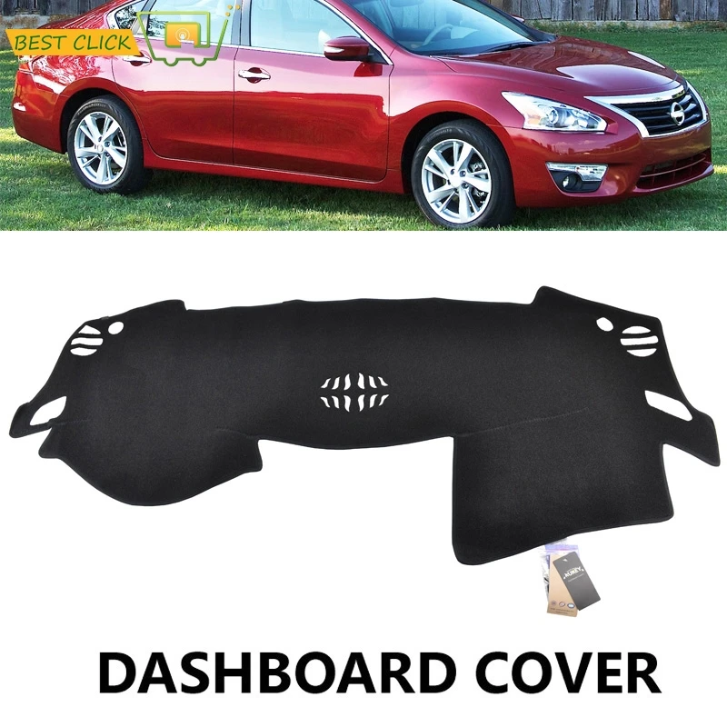 For Nissan Altima Teana Black Dashmat Dashboard Mat Dash Cover Sun Visor Pad
