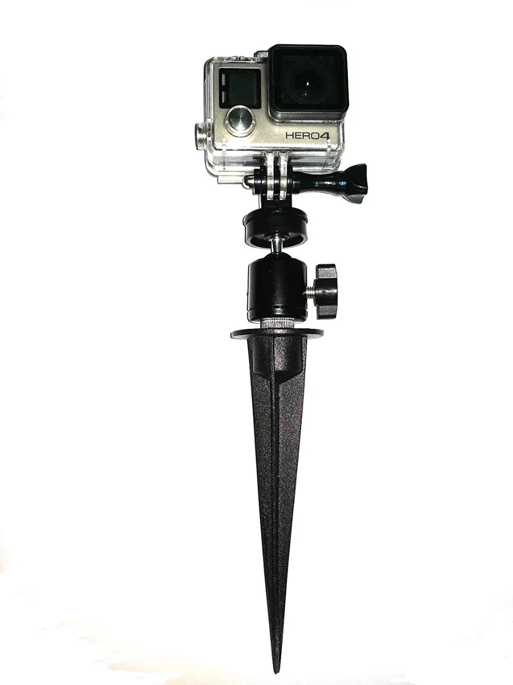 Легкая камера Спайк штатив крепление w/1/4 ''20 шаровая Головка Для Gopro, SJCAM, DSLR, 360 Trail камеры s и смартфонов, алюминий