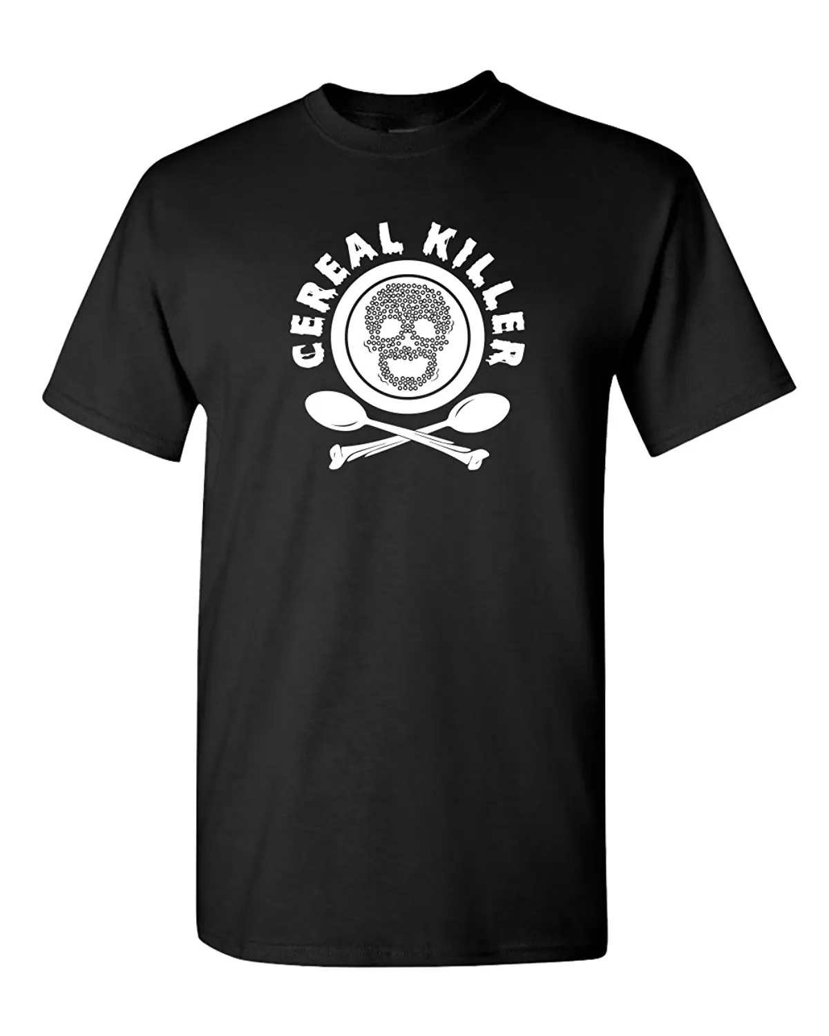 Cereal Killer Skull Serial Halloween Crossbones Costume Scary Food Milk Horror Tee Funny Humor Pun Graphic Adult Mens T-shirt Cereal Killer Skull Serial Halloween Crossbones Costume Scary Food Milk Horror Tee Funny Humor Pun Graphic Adult Mens T-shirt