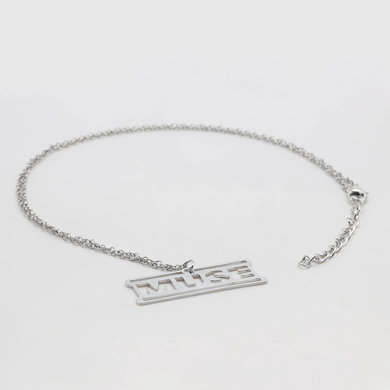 Ожерелье с подвеской Muse, Женское Ожерелье для любви, ювелирные изделия из нержавеющей стали, подарок подруге на День святого Валентина YP3946