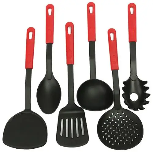 

6 Piece Home Kitchen Sets Cooking Tools Nylon Spatula Spoon Utensils Cookware