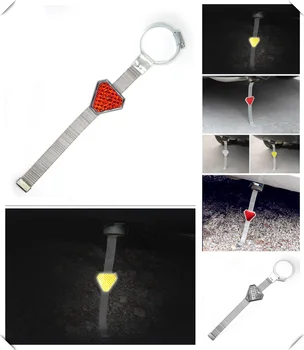 

Auto parts metal static belt car warning triangle decorative strip for BMW M5 M2 X6 M6 640i 640d 335d M1 M-Zero 545i 530xi