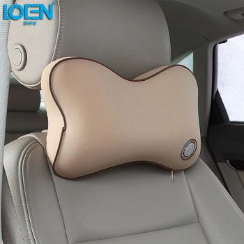 

2017 Car Headrest Neck Pillow Menory Cotton Auto Seat Head Rest Support Cushion For Universal Cars BMW Toyota Passat