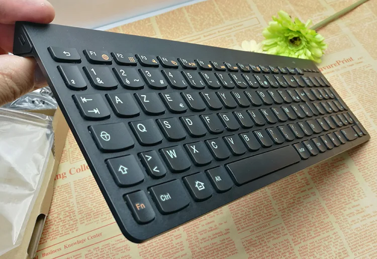 Ультратонкая беспроводная клавиатура и мышь MAORONG для Lenovo домашнего офиса