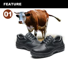 Новая мужская стальная защитная Рабочая обувь стальная подошва мужская полукеды противоскользящая износостойкая защитная обувь