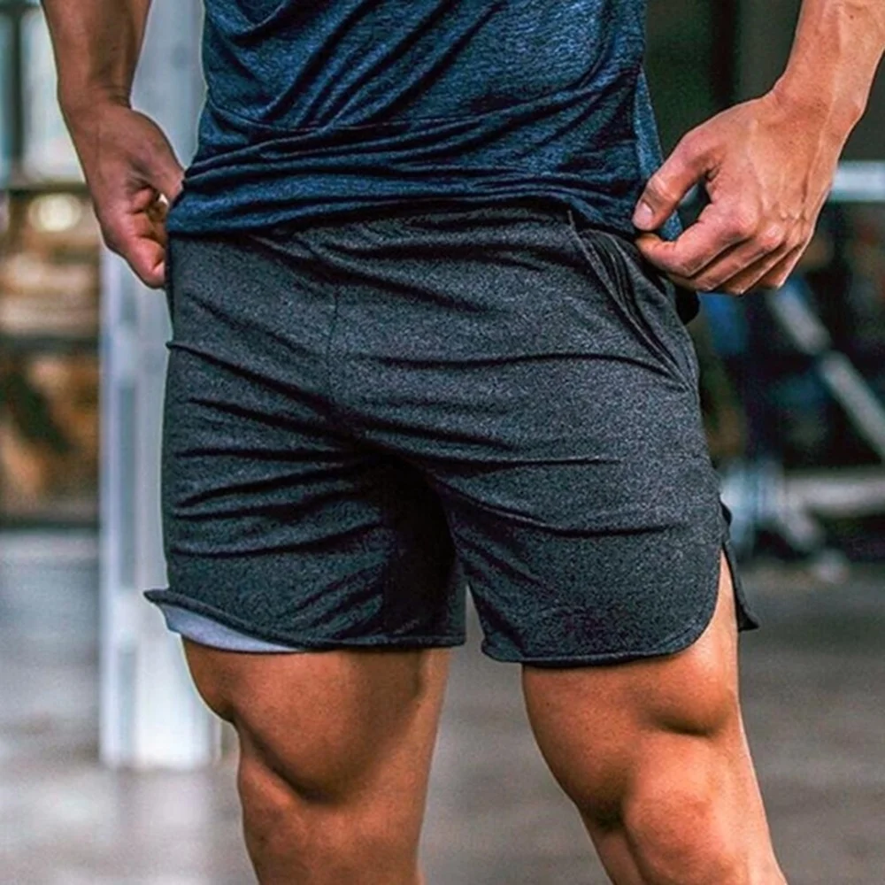 ZOGAA Mens Gym Cotton Shorts Run Jogging Sports Fitness Bodybuilding Sweatpants Male Workout Training Brand Short Pants