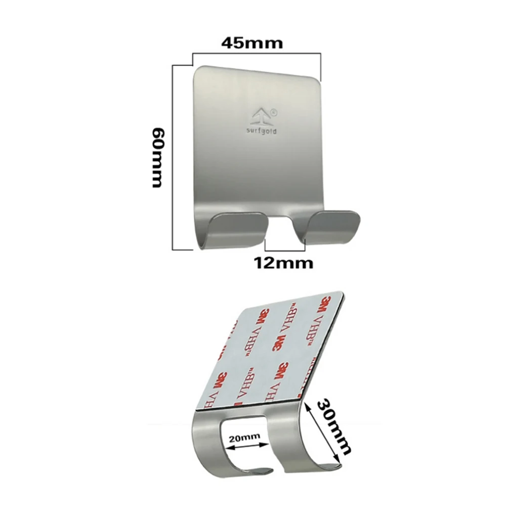 Нержавеющая сталь самоклеющиеся Бритвы Держатель крючки Водонепроницаемый Многофункциональный настенные крючки