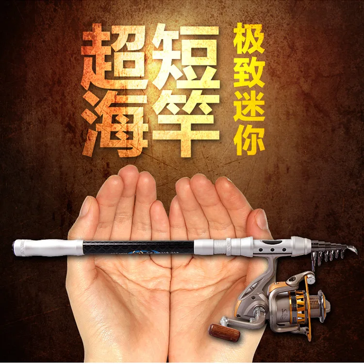 2.1M closed 45cm Mini short sea rod superhard carbon distance throwing