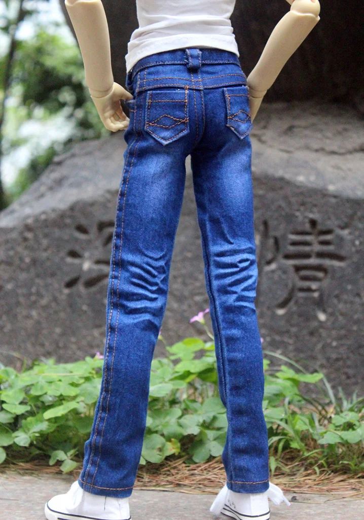 BJD Кукла синие джинсы брюки наряды Одежда для 1/4 мужчин 1/3 SD17 70cm24 &quotвысокий SD DK DZ MSD