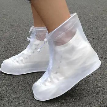

Waterproof Women Men Boots Covers Rain Proof Anti Slip Footwear Shoes