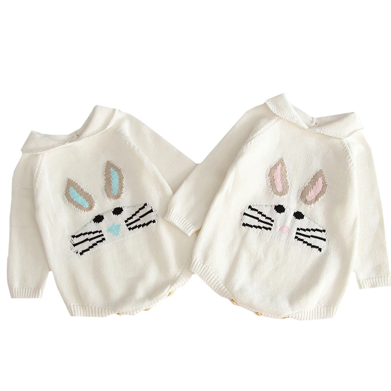 

0-3 Yrs Baby Girl Boy Romper Newborn Autumn Knitted Clothes Winter Baby Romper Long Sleeve Cotton Infant Baby Sweater Jumpsuit