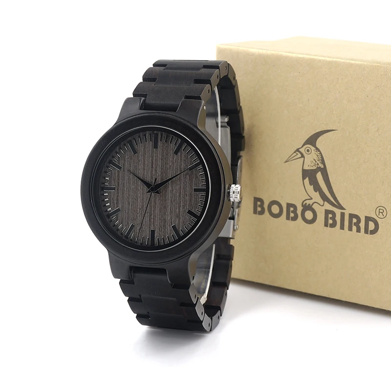 BOBO BIRD TOP Brand Watches C30 Wood Men Watches Wooden Strap Luxury Watches Male Clock Fashion Watch Relogio