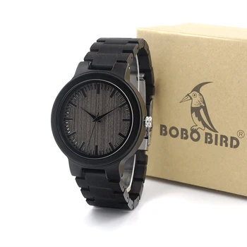 BOBO BIRD TOP Brand Watches C30 Wood Men Watches Wooden Strap Luxury Watches Male Clock Fashion Watch Relogio bobo bird zebra series wood watches simple wooden dial quartz wristwatch for gift