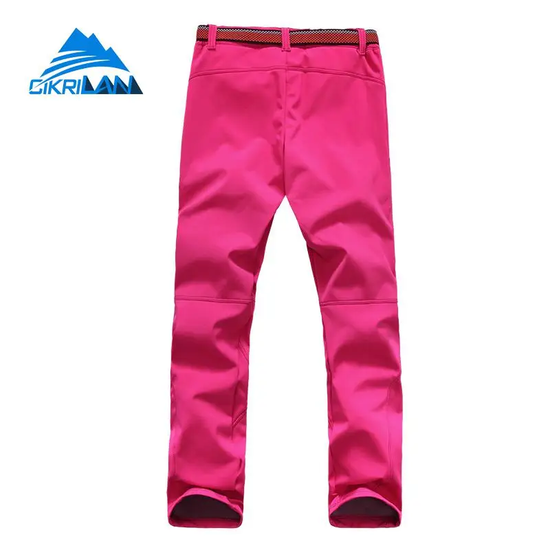 Caliente invierno Softshell al aire libre Trekking senderismo Pantalones Mujer Deporte Camping escalada Pantalones Mujer transpirable Windstopper Pantalones Caliente invierno Softshell al aire libre Trekking senderismo Pantalones Mujer Deporte Camping escalada Pantalones Mujer transpirable Windstopper Pantalones