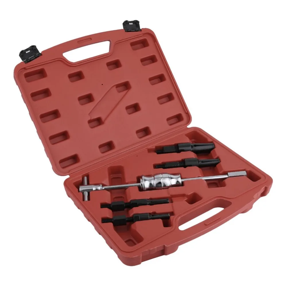 

Newest 5pcs Universal Cars Auto Blind Hole Slide Hammer Set Internal Bearing Puller Extractor Removal Tool Kit
