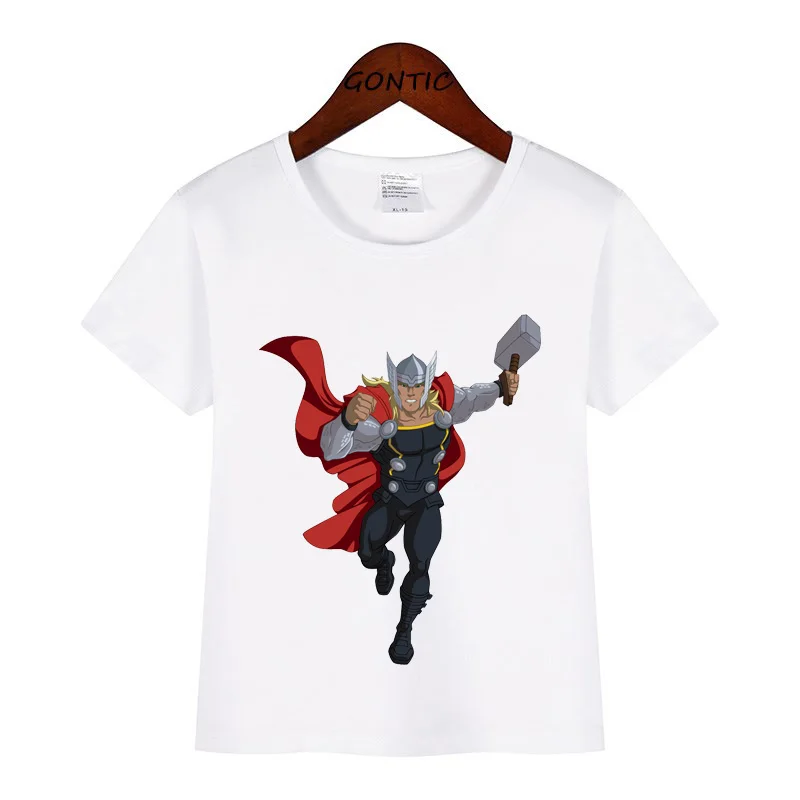 Marvel Logo Characters T T-Shirt Gar/çon