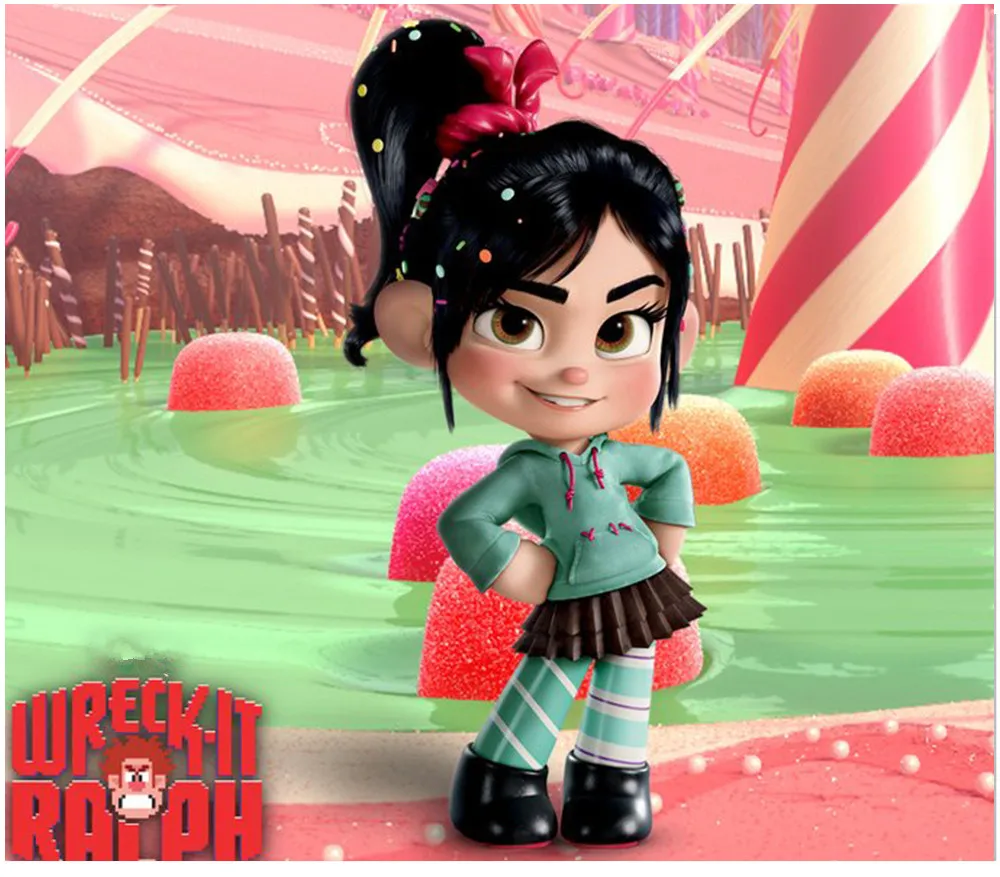 Новый Ральф ломает Интернет: Wreck-It Ральф 2 Vanellope von Schweetz коспле...