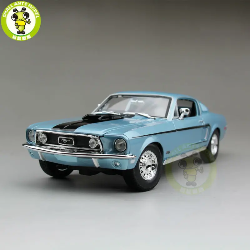 

1/18 1968 Mustang GT Cobra Jet Maisto 31167 Diecast Model Car Toys Boys Girls Gifts