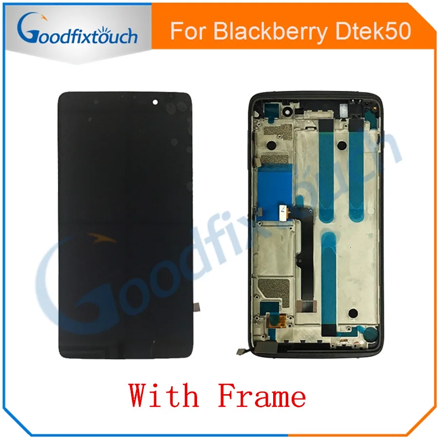 ЖК-дисплей для Blackberry Dtek50 Dtek 50 детали замены рамки BlackBerry LCD | Мобильные телефоны и