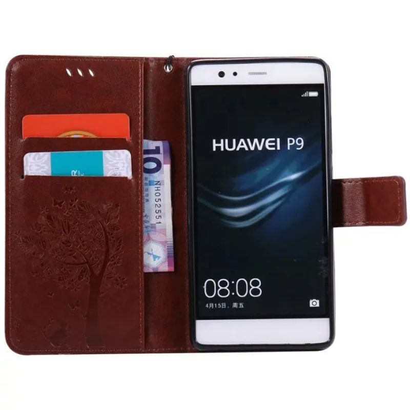 Huawei P9 Case Huawei P9 Case Cover Luxury Wallet PU Leather Case For Huawei P9 EVA-L09 Flip Cover Cartoon Protective Phone Bag (6)