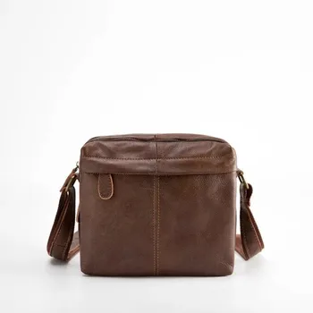 

ALAVCHNV original retro first layer of leather men's shoulder Messenger bag cross section casual leather fashion bag S0138