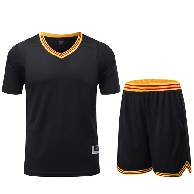 Men's Short Sleeve Breathable Basketball Jersey Sets Sports Tracksuit