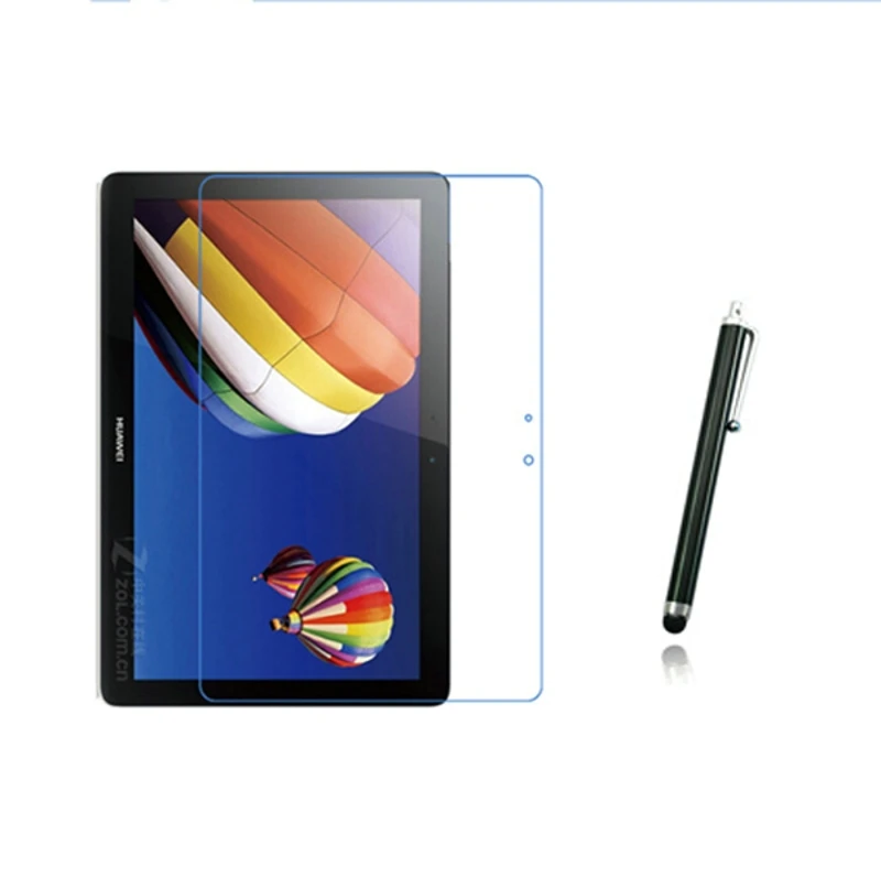 1x films +1x Clean cloth Stylus Clear LCD Screen Protector Film Guards For Huawei MediaPad 10FHD 10 Link S10-101U S10-231U | Компьютеры и