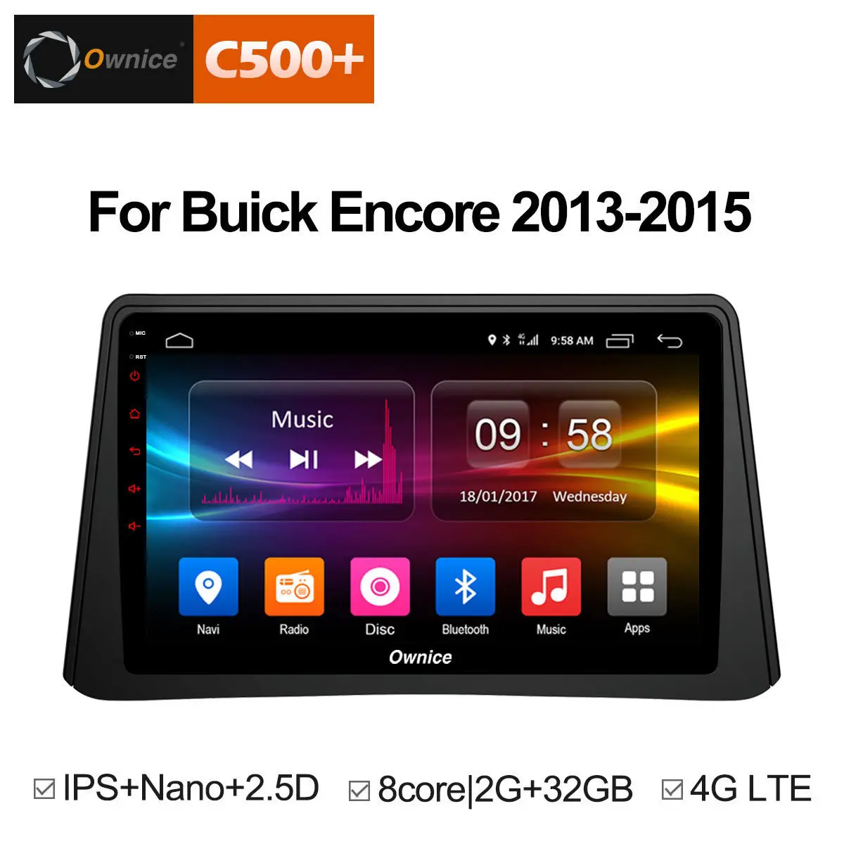 Clearance For BUICK Encore 2013 2014 2015 android 8.1 Unit car radio Intelligent Entertainment System Multimedia player DVD gps navigator 1