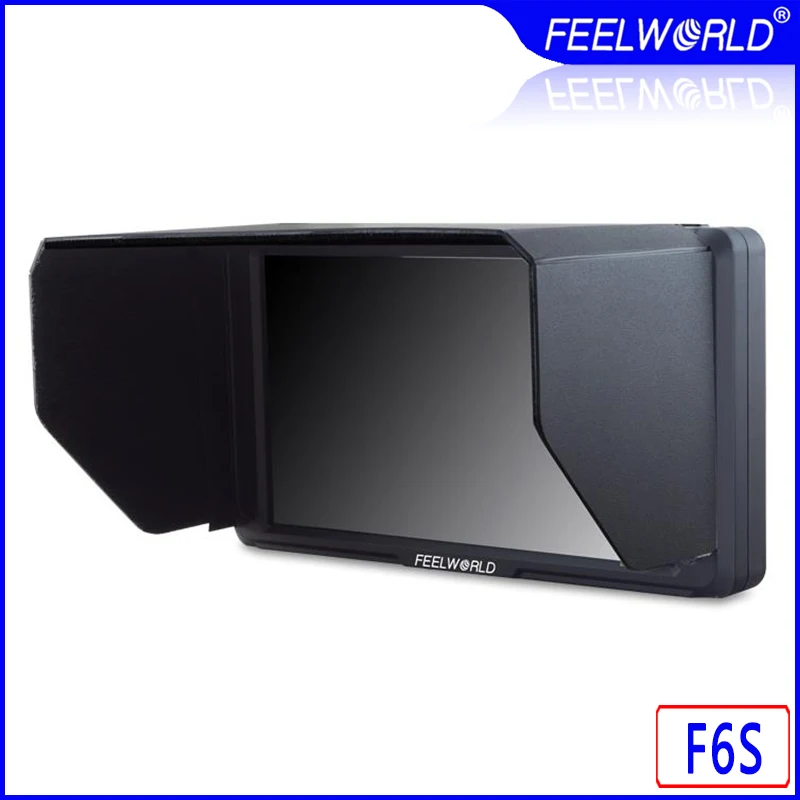 Feelworld F6S 5 дюймов на Камера полевой монитор F6 обновленная версия 4K HDMI Вход Full HD 1920x1080 ips для Камера шарнирный стабилизатор видео