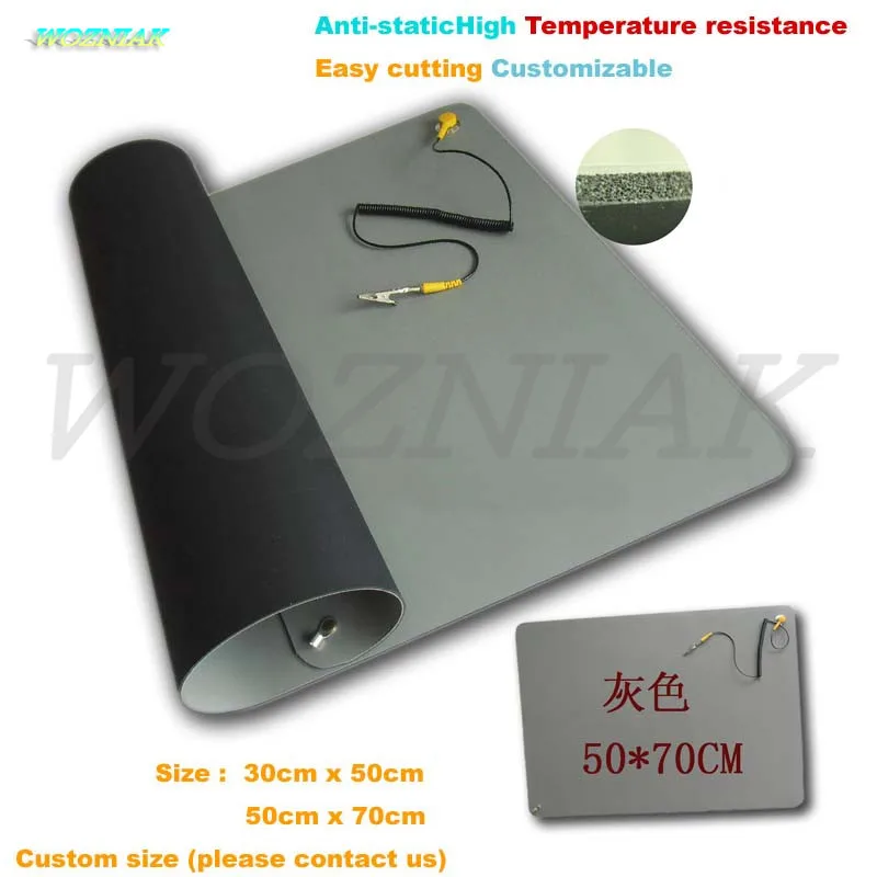Wozniak ESD Anti static Big Desk Pad Maintenance Platform Ground wire