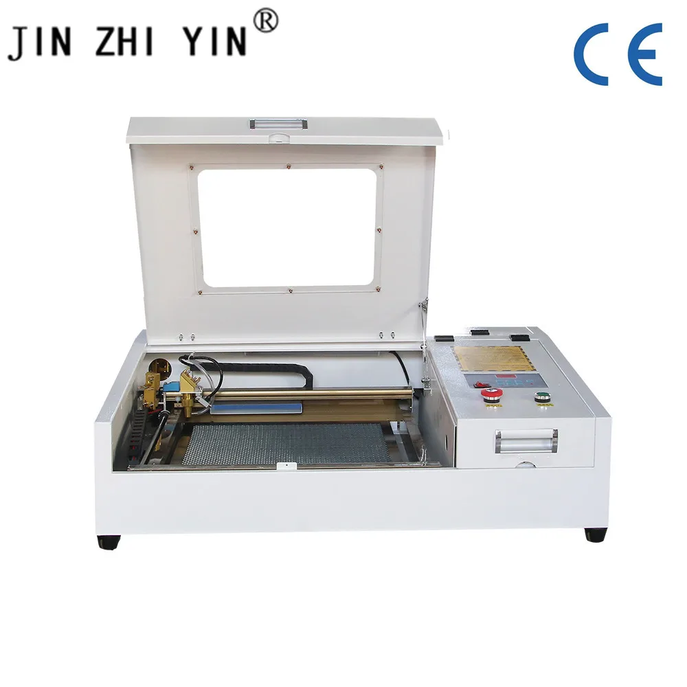 Rubber stamp acrylic wood laser engraving machine price 50W 4040 laser