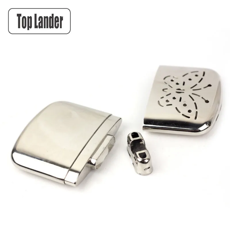 Portable Butterfly Fuel Hand Warmer Zippo Reusable Platinum Pocket Handy Stove Hand Warmers Heater for Outdoor Camping Hunting