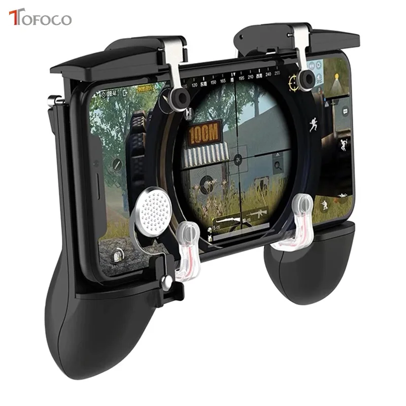 Pubg Mobile Gamepad Pubg Controller for Phone L1R1 Grip with Joystick / Trigger L1r1 Pubg Fire Buttons for iPhone Android IOS