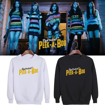 

KPOP RedVelvet Album Perfect Velvet Peek-a-boo With The Same Round Neck Sweater Men And Women Dropshipping