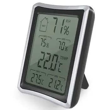 

Indoor Humidity Monitor Thermometer Digital Hygrometer Monitor with Stand and Large LCD Display Works in Celsius and Fahrenheit